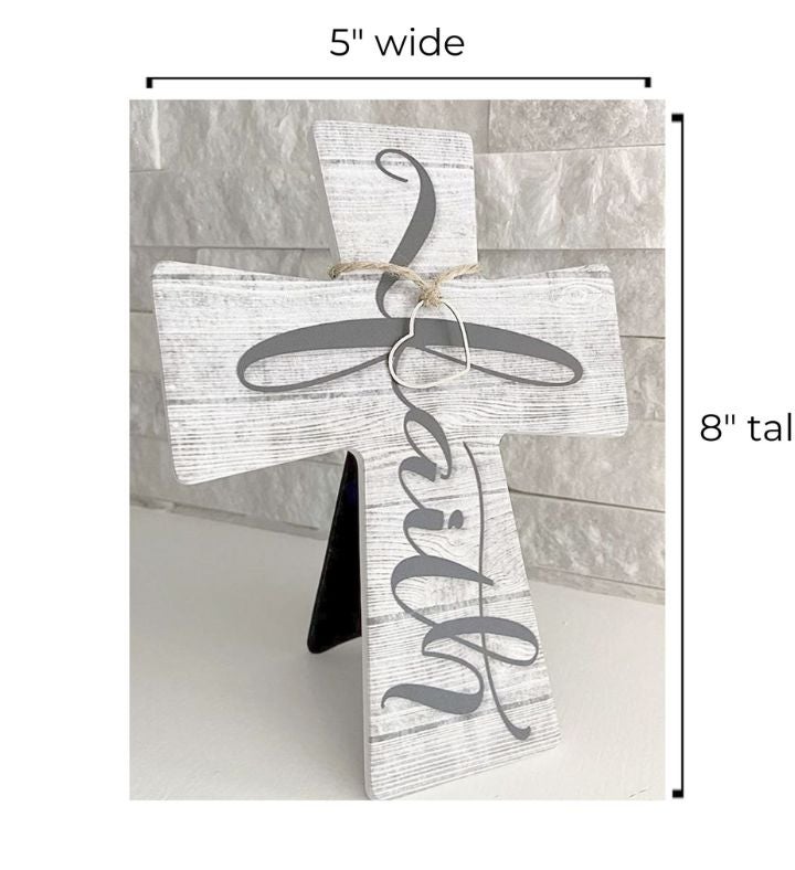 Faith Cross Christian Sympathy Gift With Condolences Card
