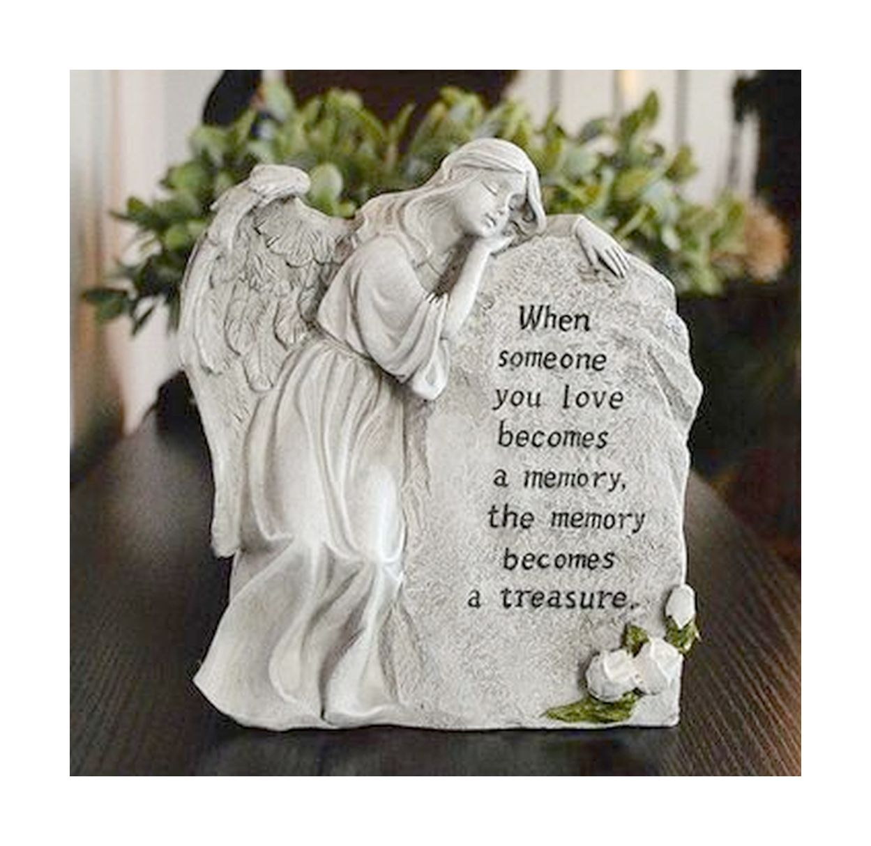 Treasured Memory Memorial Angel Statue Sympathy Gift