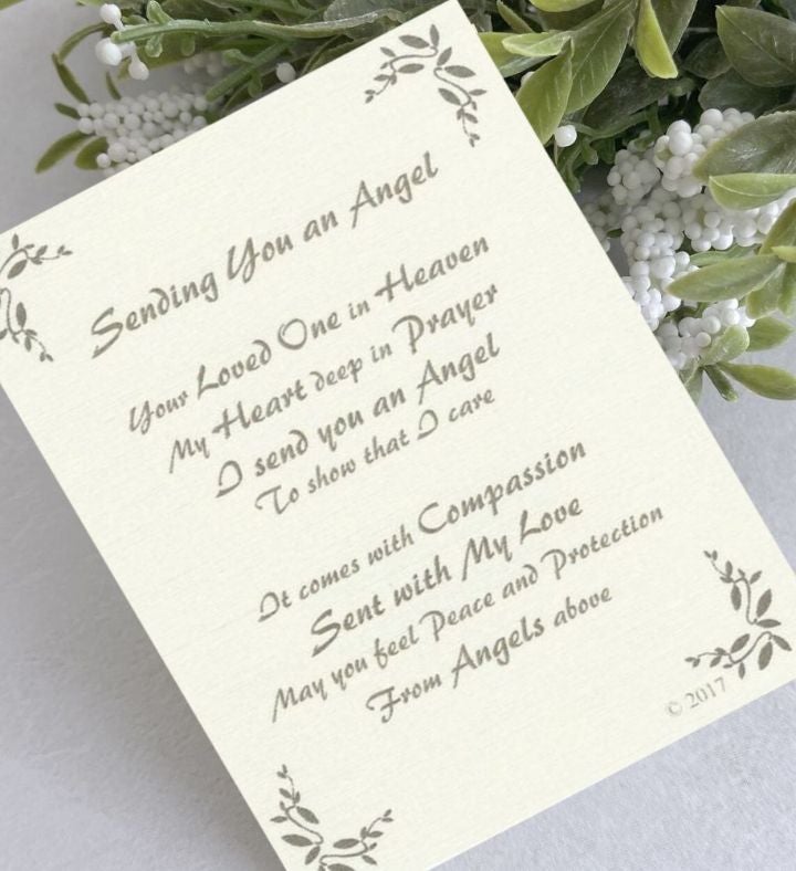 Memorial Suncatcher Vintage Angel Sympathy Gift