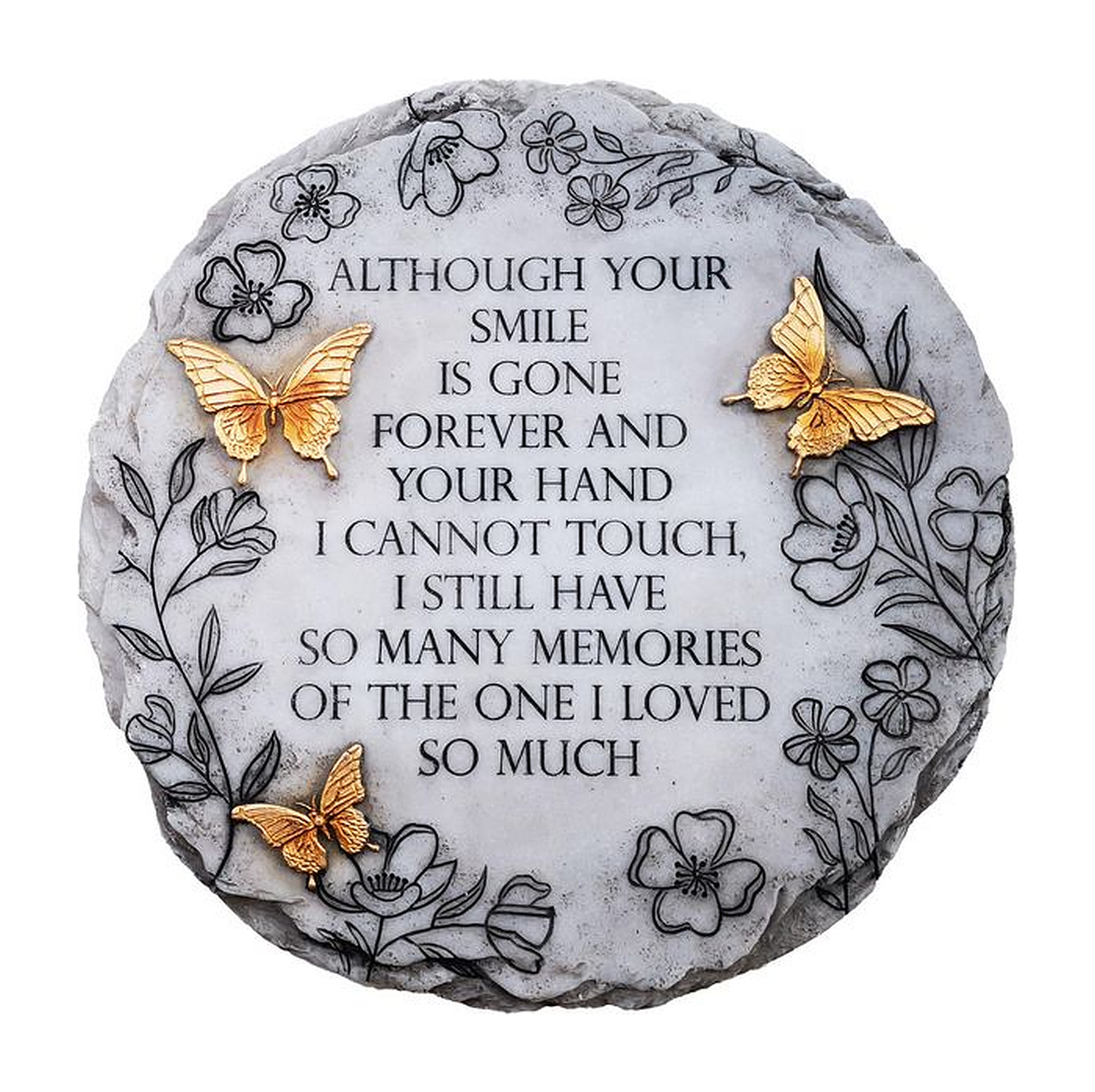 Memorial Garden Stone - Memory Becomes A Treasure