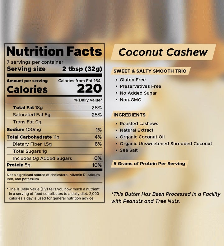 Coconut Cashew Butter 