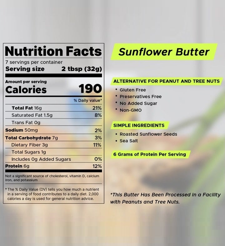 Sunflower Butter