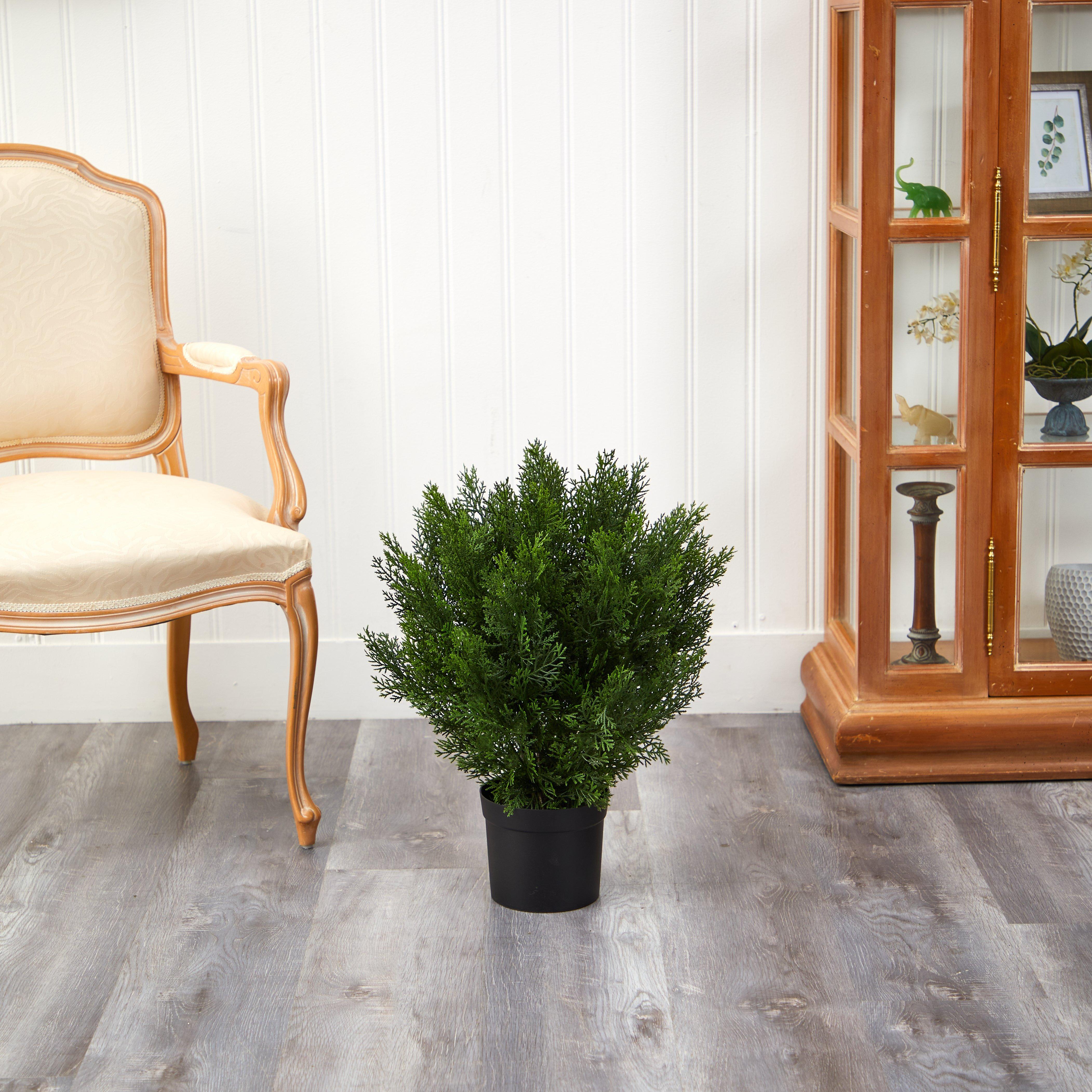 2’ Artificial Cedar Bush  indoor/outdoor