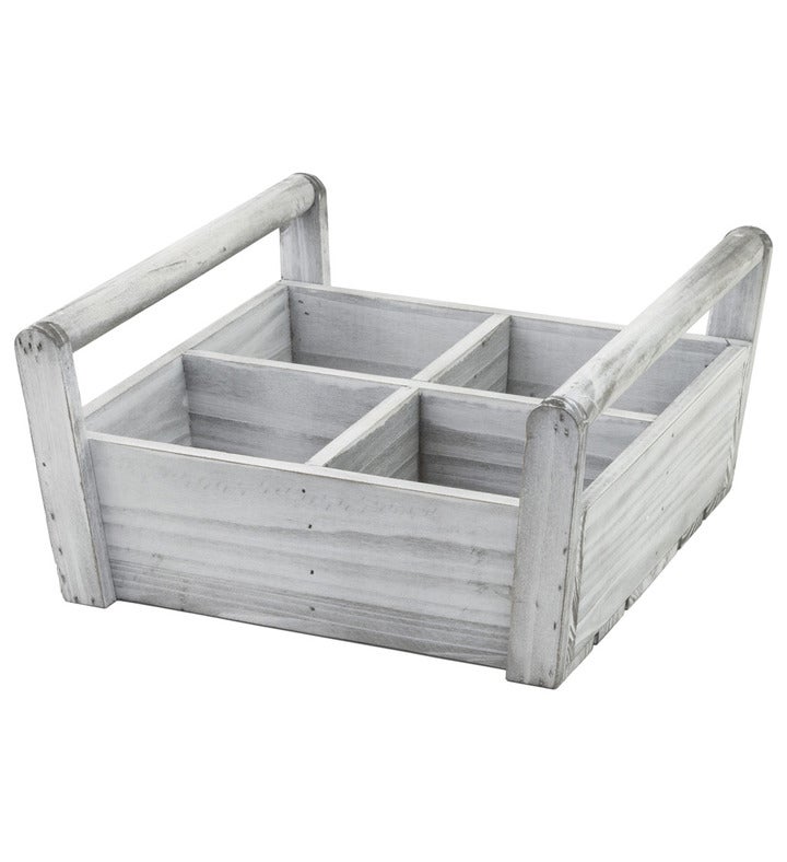 Aged White Crates S/2