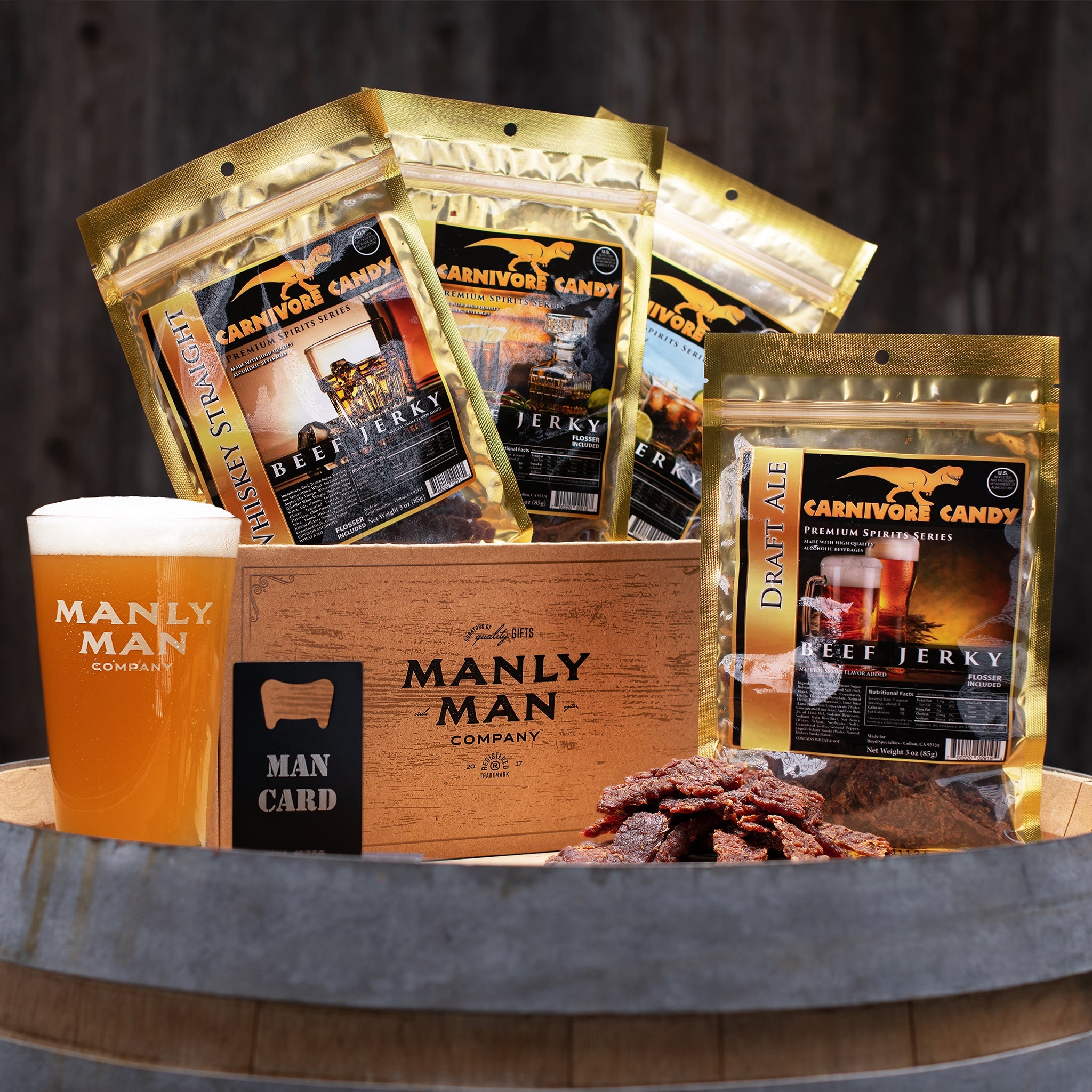 Booze Infused Jerky Gift Box