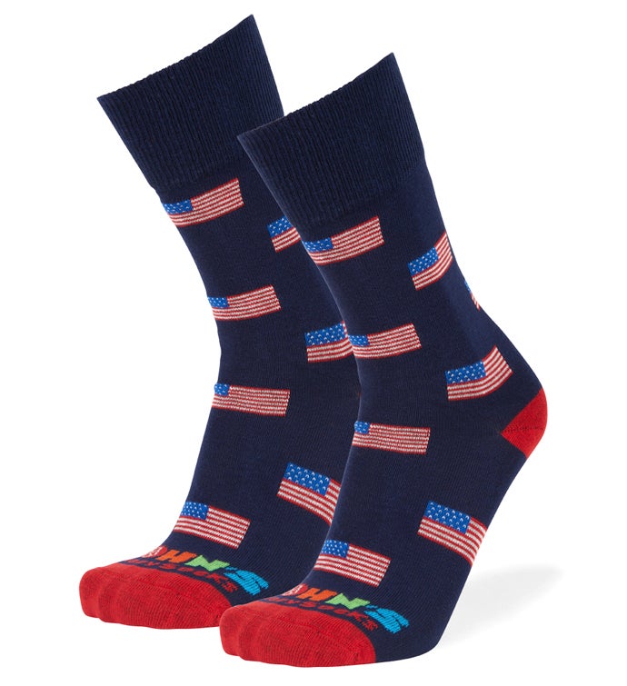 Patriotic Gift Bag Of Socks For Men