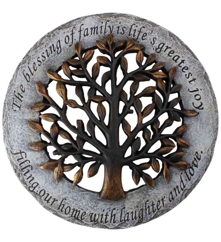 The Blessing Of Family Decorative Tree Spring Garden Patio Stepping Stone