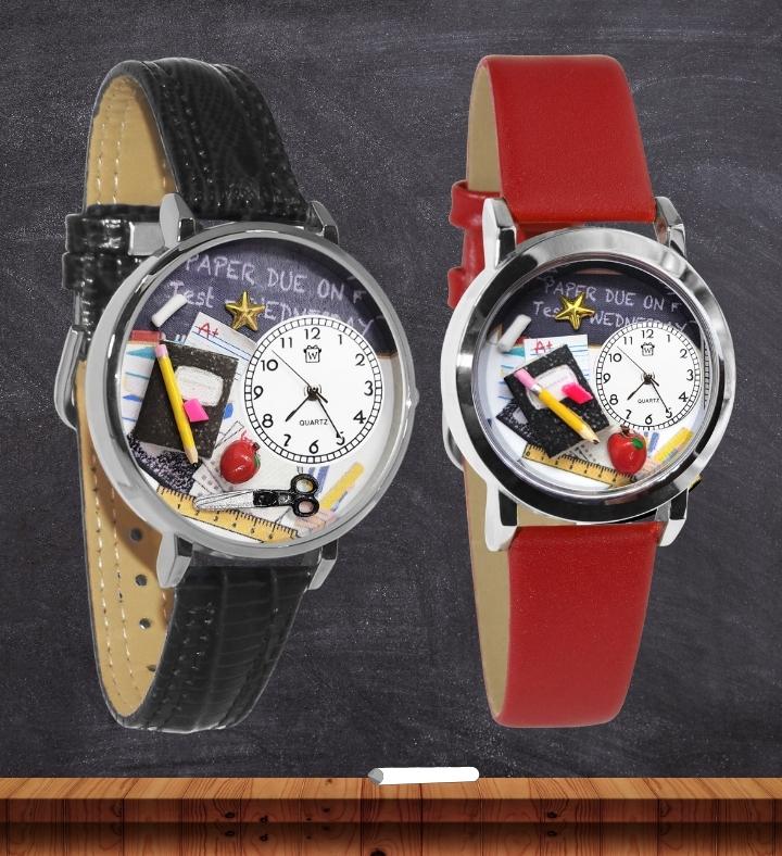 Teacher Chalkboard 3d Watch