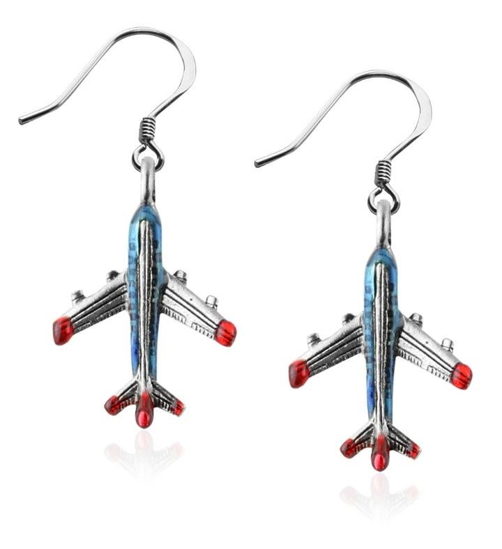 Airplane Charm Earrings