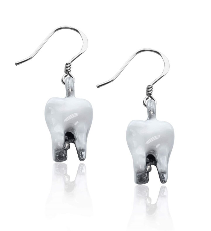 Dental Tooth Charm Earrings