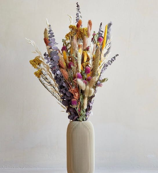 Dried Flower Bouquet Trail Mix Bouquet for thank you gifts ideas