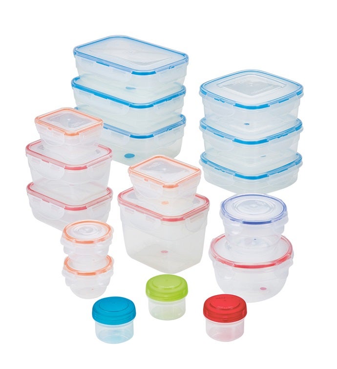 36 Piece Assorted Food Storage Container Set