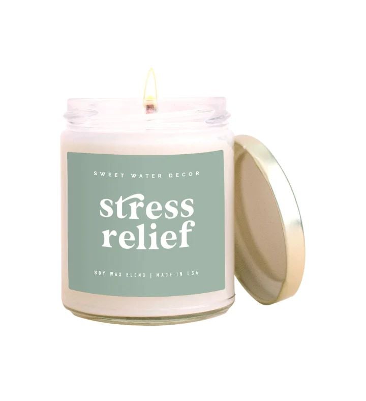 Stress Relief Soy Candle 9 Oz