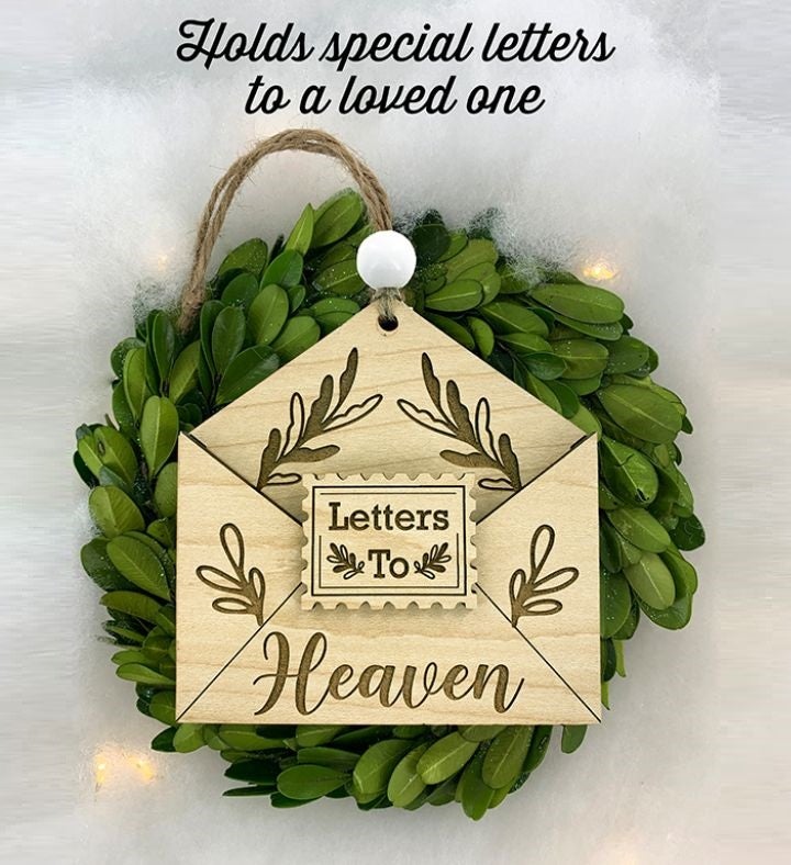 Letters To Heaven Remembrance Envelope Ornament