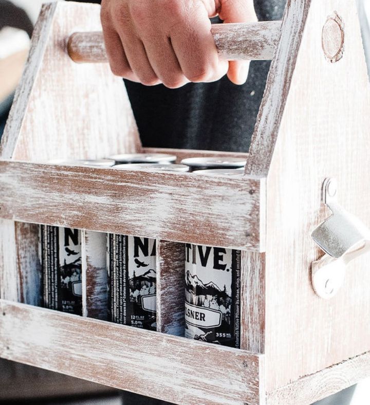 At-home Diy Rustic Wood Caddy Kit
