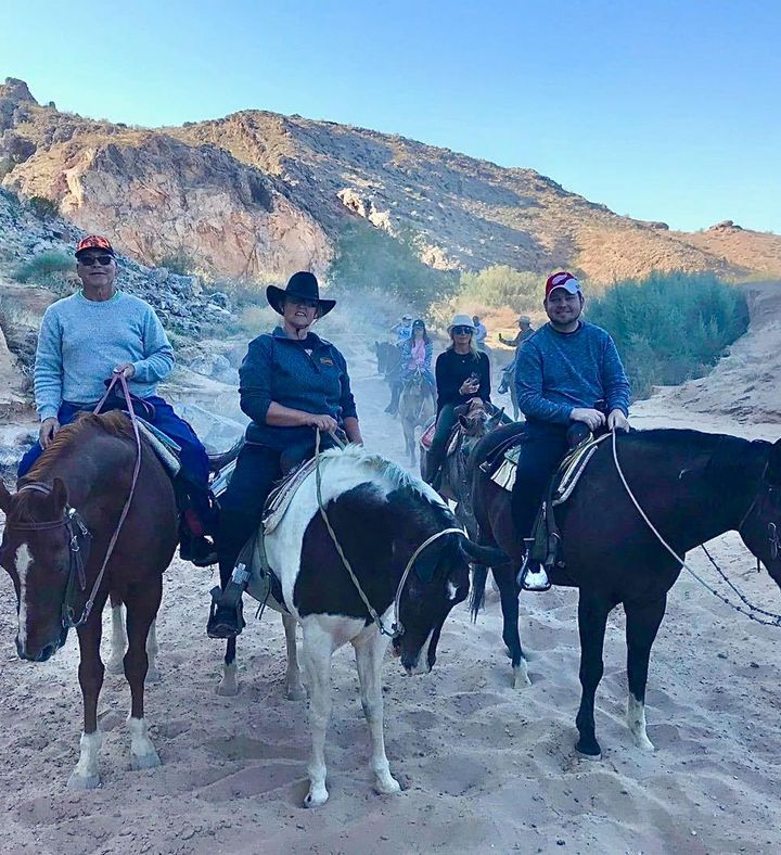 Sunset Horseback Ride With Dinner For Two   Nevada