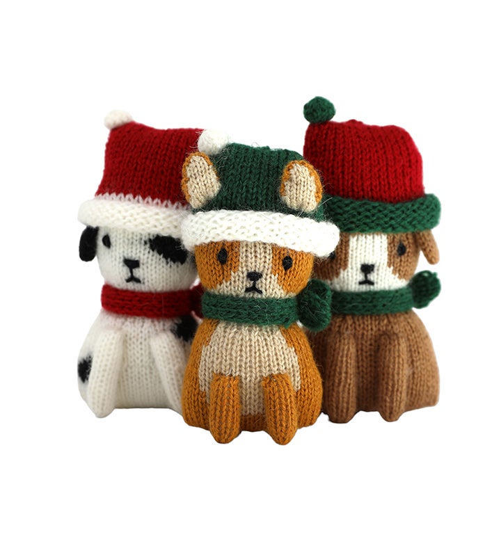 Puppy Ornaments, Set Of 3