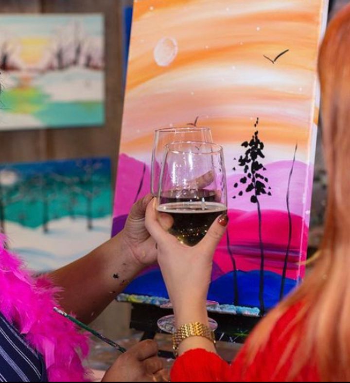 Paint And Sip Class For Two   New York