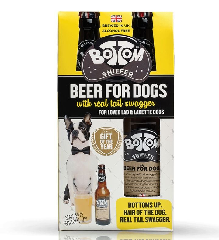 Bottom Sniffer Dog Beer Gift Set