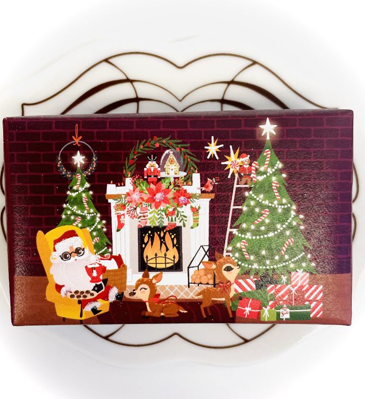 Holiday Mini Gift Box Cozy Santa