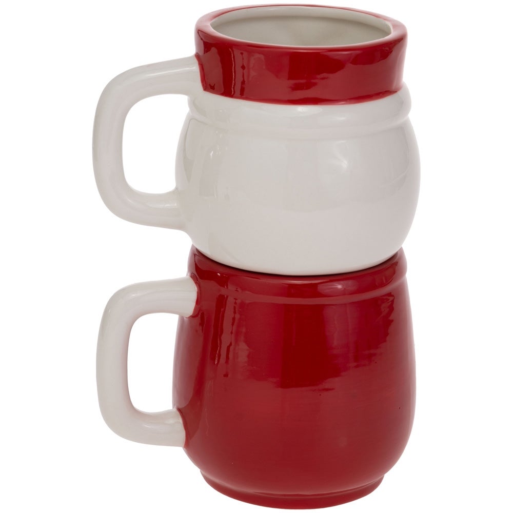 Santa Claus Stacked Mugs