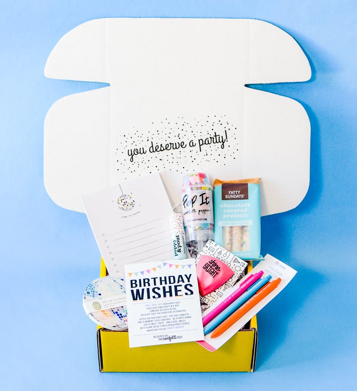 Birthday Wishes Party Gift Box