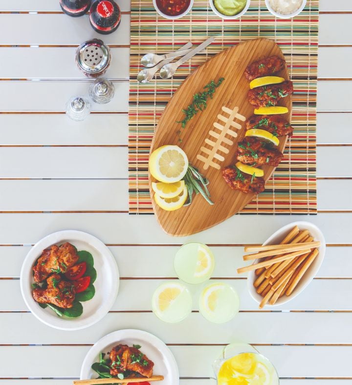 Super Bowl Lviii - Touchdown! Football Serving Board