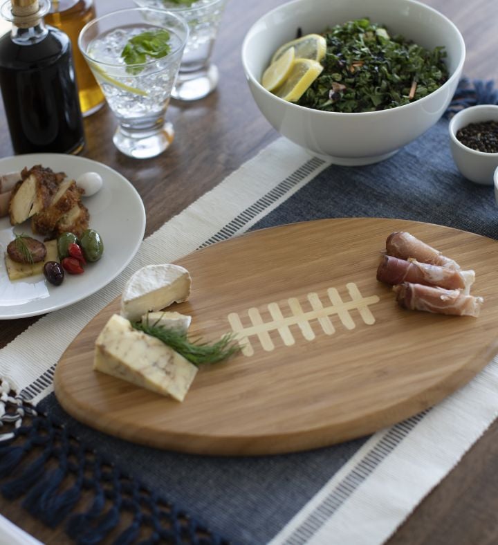 Super Bowl Lviii - Touchdown! Football Serving Board