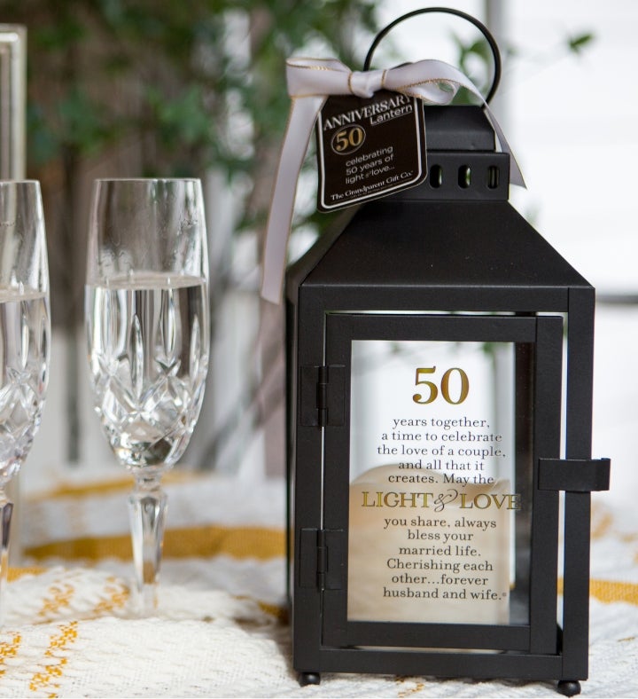 50th Wedding Anniversary Lantern