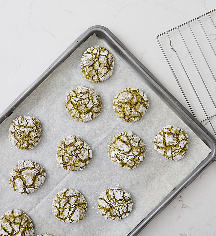 Matcha Crinkle Cookies Diy Baking Kit
