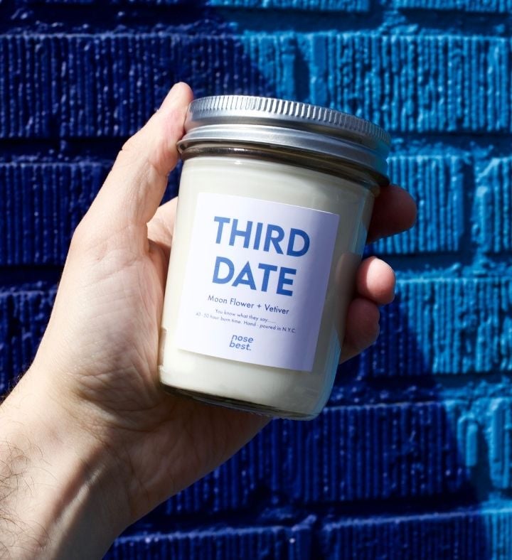 Third Date| Moonflower & Vetiver| Cheeky Candle Gift 8oz