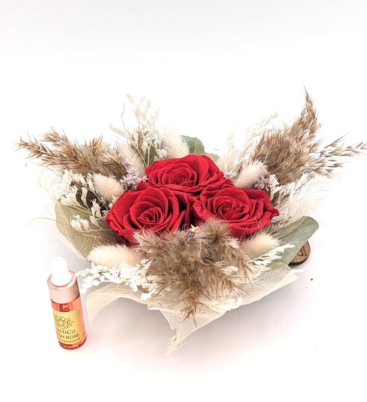 Preserved Rose Centerpiece With Fragrance