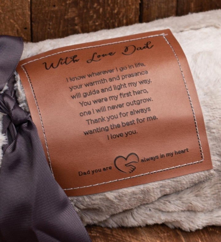 Softly Said Comfort Blanket: With Love Dad