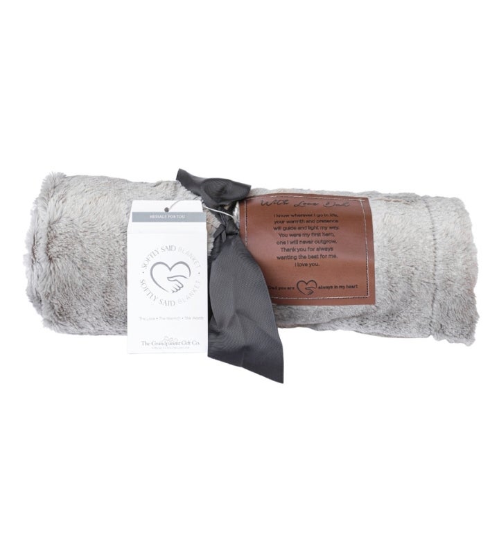 Softly Said Comfort Blanket: With Love Dad