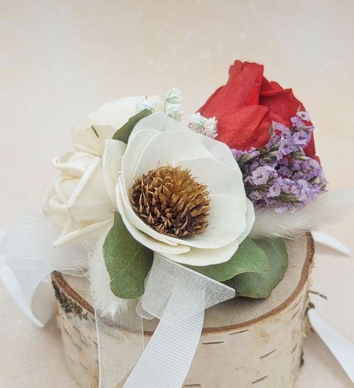 Preserved Red Rose Corsage