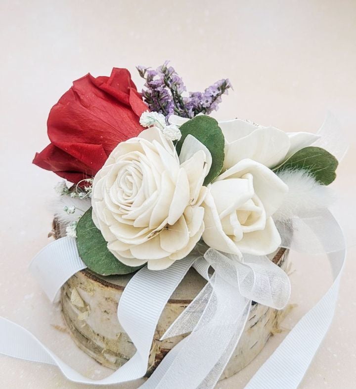 Preserved Red Rose Corsage