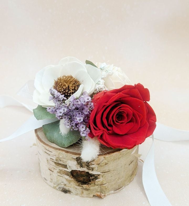 Preserved Red Rose Corsage