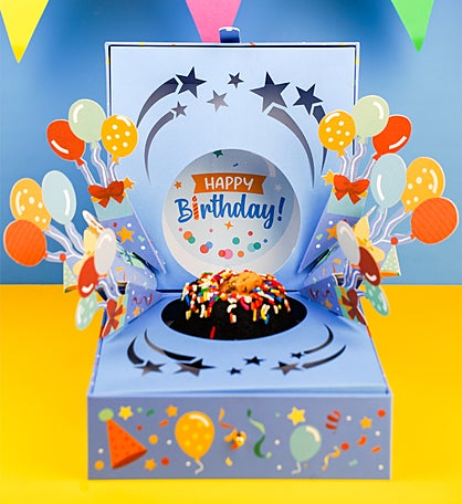  Happy Birthday Bloom Box with Cake