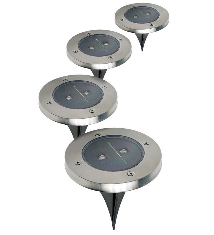 Ideaworks Solar Pathway Garden Light    set Of 4