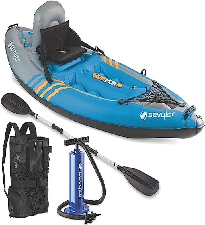 Coleman 1   Person Sevylor Quikpak Sit On Top Kayak With Pump And Paddle