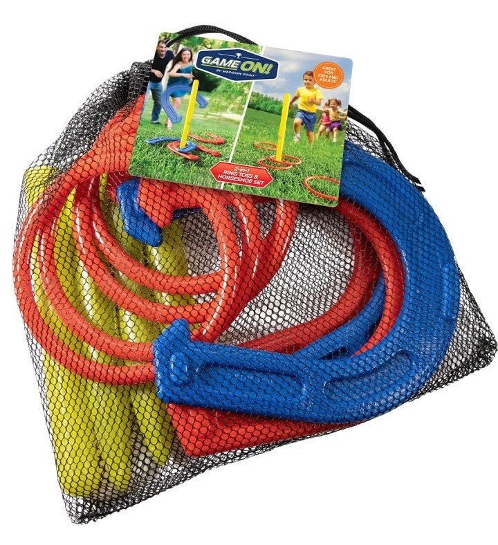 Game On 2 In 1 Toss And Horse Shoe Set