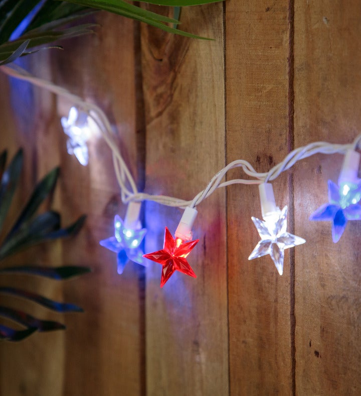 Patriotic Stars Fourth Of July String Light Set | Marketplace