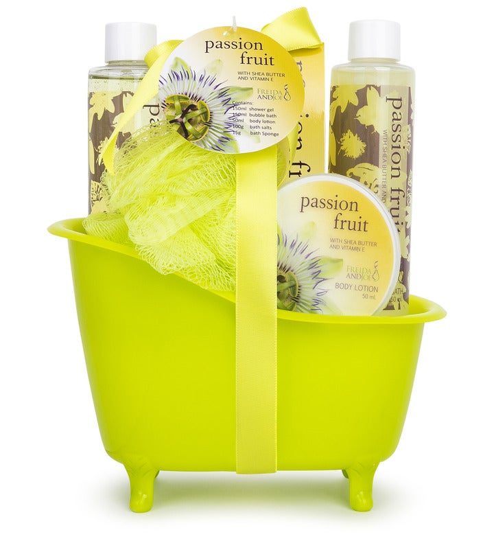 Passion Fruit Bath Tub Gift Basket