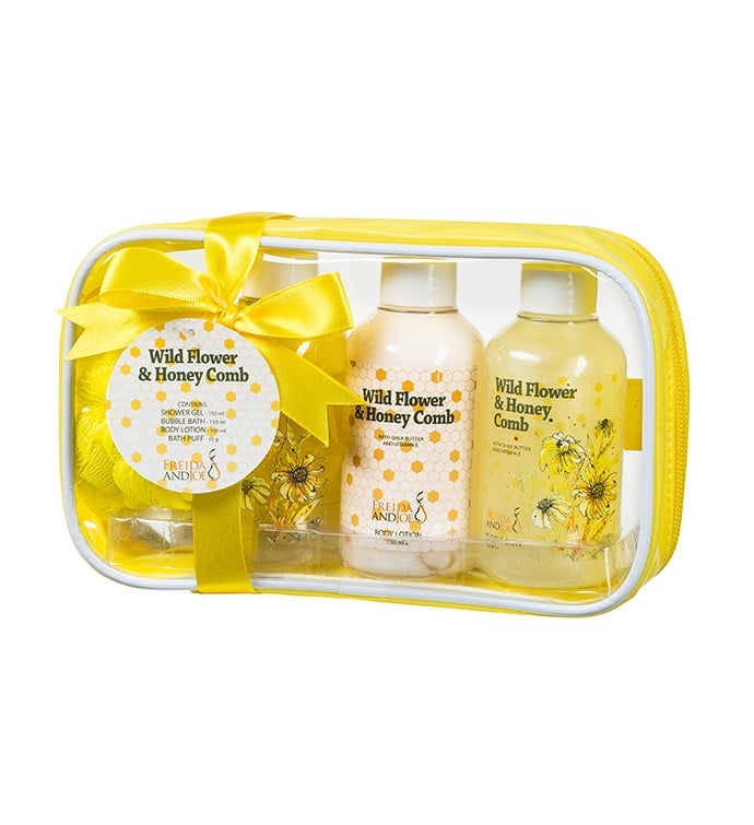 Wild Flower & Honeycomb Fragrance Travel Spa Set