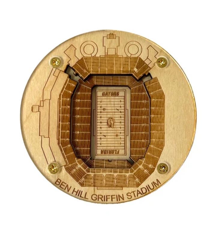 Stadium Map Coaster Art