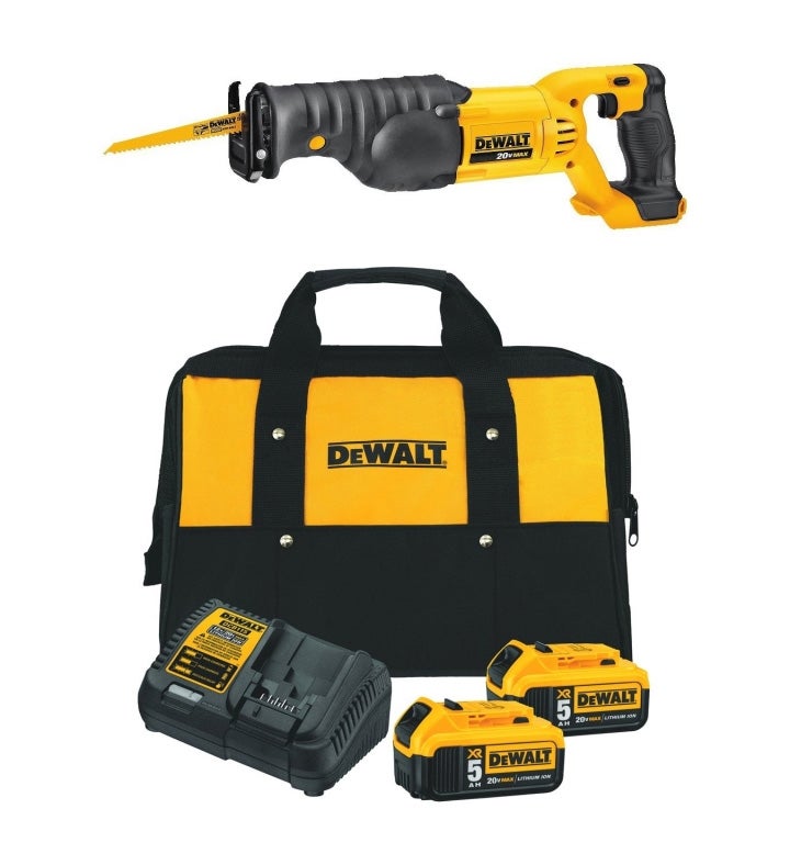 Dewalt 20v Max Cordless Reciprocating Saw W/ Bonus Battery & Charger