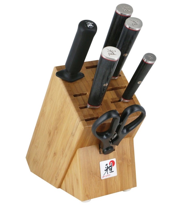 Miyabi Kaizen Ii 7pc Knife Block Set