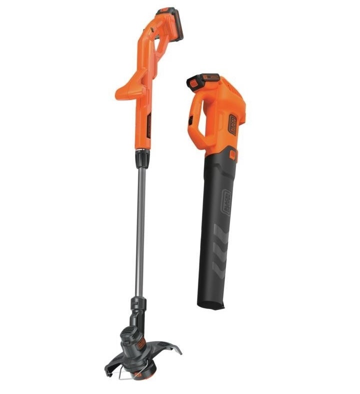 Black+decker 20v Leaf Blower/string Trimmer Combo Kit