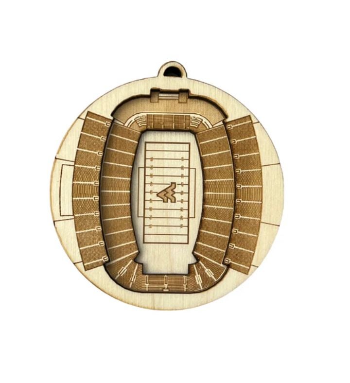 Stadium Map Ornament Art