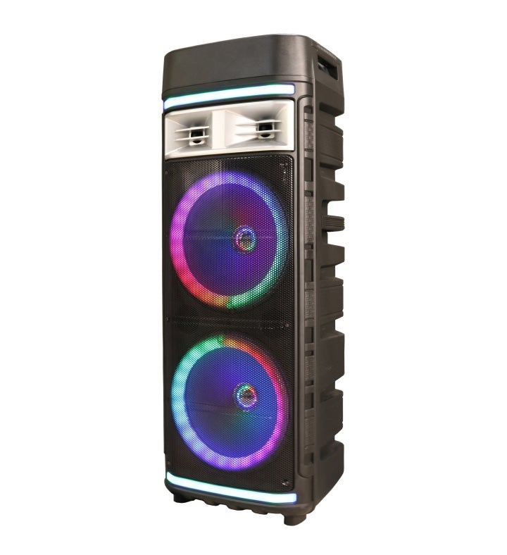 Supersonic Portable 2 X 12" Bluetooth Dj Speaker